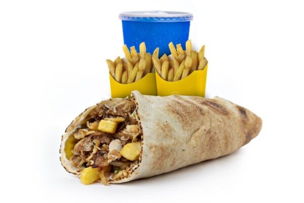 Chicken Kabab Roll Combo